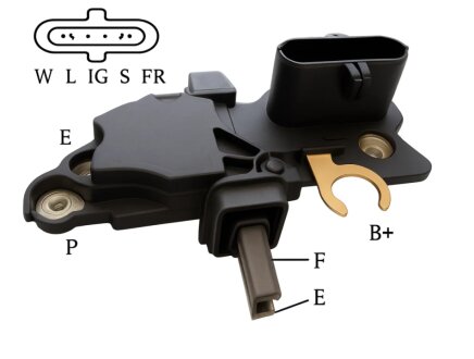 Регулятор напряжения генератора РЕГУЛЯТОР НАПРЯЖЕНИЯ 231523 | CZ | DAF VOLVO MB | VSET 28.3 | OEM BOSCH PROFIT 7231-0523