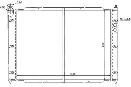 Радиатор охлаждения РАДИАТОР VW TRANSPORTER T3 82-92 (+/-AC) (МКПП) PROFIT 9567A3