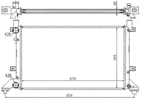 Радиатор охлаждения PROFIT 9567A8