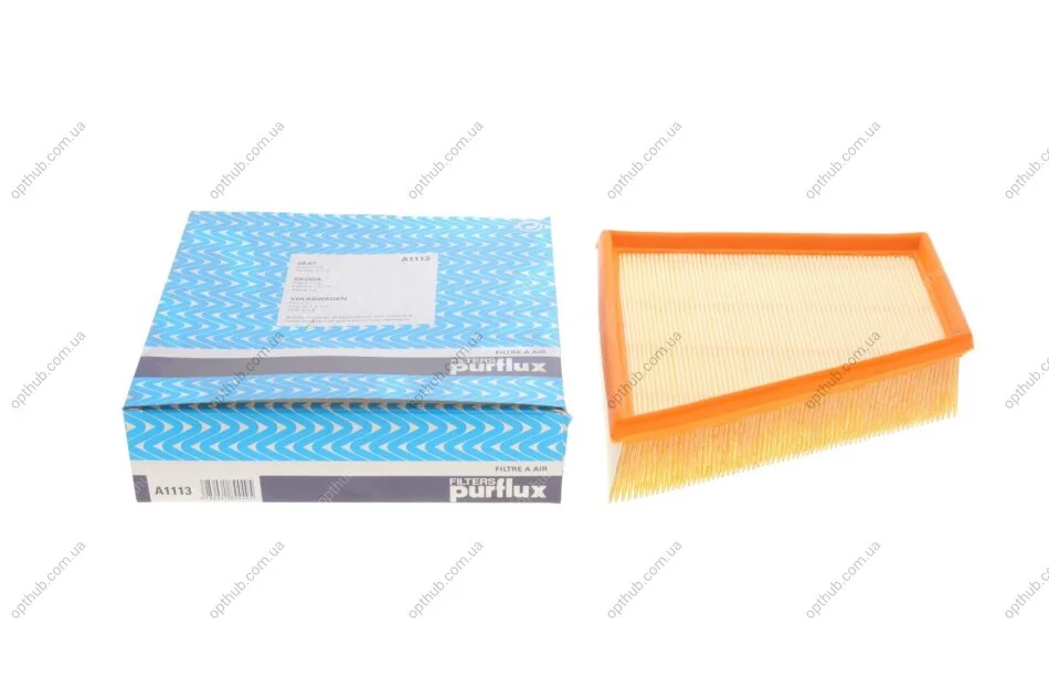 Фільтр повітряний Skoda Fabia/Roomster /VW Polo 1.2/1.4i 99-14 PURFLUX UA63 Purflux A1113 (фото 1)