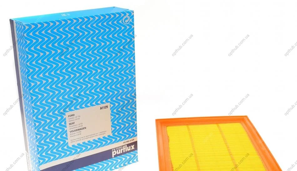 Фільтр повітряний VW Sharan 95-10 PURFLUX UA63 Purflux A1129 (фото 1)