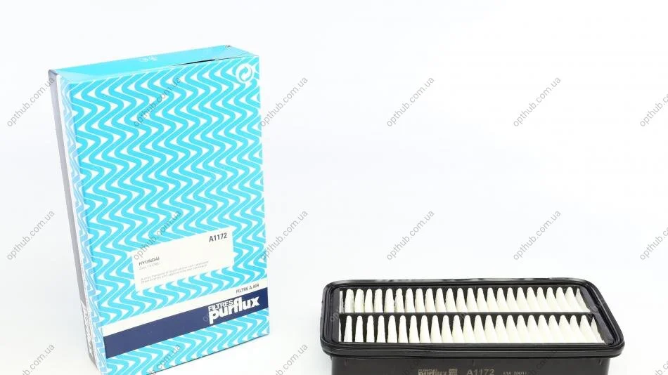 Фільтр повітряний Hyundai Getz 1.5CRDi 03-09 PURFLUX UA63 Purflux A1172 (фото 1)