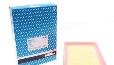 Фільтр повітряний Hyundai Elantra 00-06/ Kia Cerato 1.6/2.0i 04- UA63 Purflux A1174