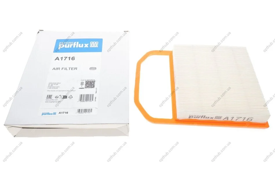 Фільтр повітряний MB C-class (W205/C205)/E-class (A207/C207/S212)/S (W222/C217) PURFLUX UA63 Purflux A1716 (фото 1)