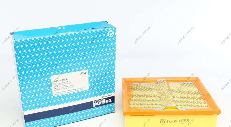 Фильтр повитряний MB 190/ E-class (W124) 2.5TD OM602/E250/300D PURFLUX UA63 Purflux A255 (фото 1)
