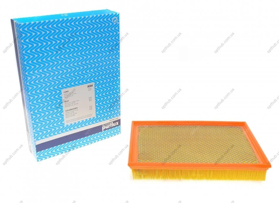 Фільтр повітряний VW Sharan 95-10 (з поролоном) PURFLUX UA63 Purflux A344 (фото 1)