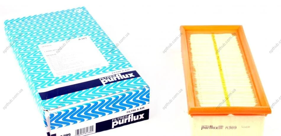Фільтр повітряний Honda Accord/Civic 2.0TDi 96-02 PURFLUX UA63 Purflux A389 (фото 1)