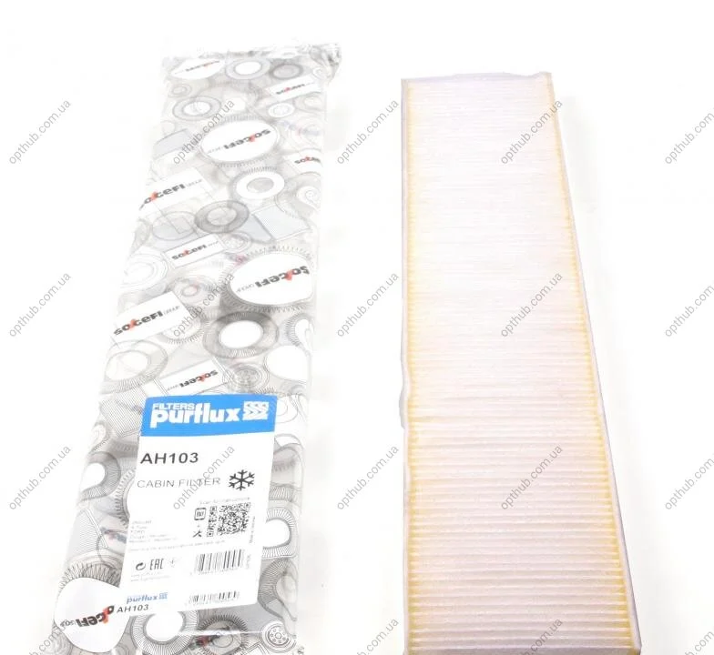 Фільтр салону Ford Mondeo 00-09 PURFLUX UA63 Purflux AH103 (фото 1)