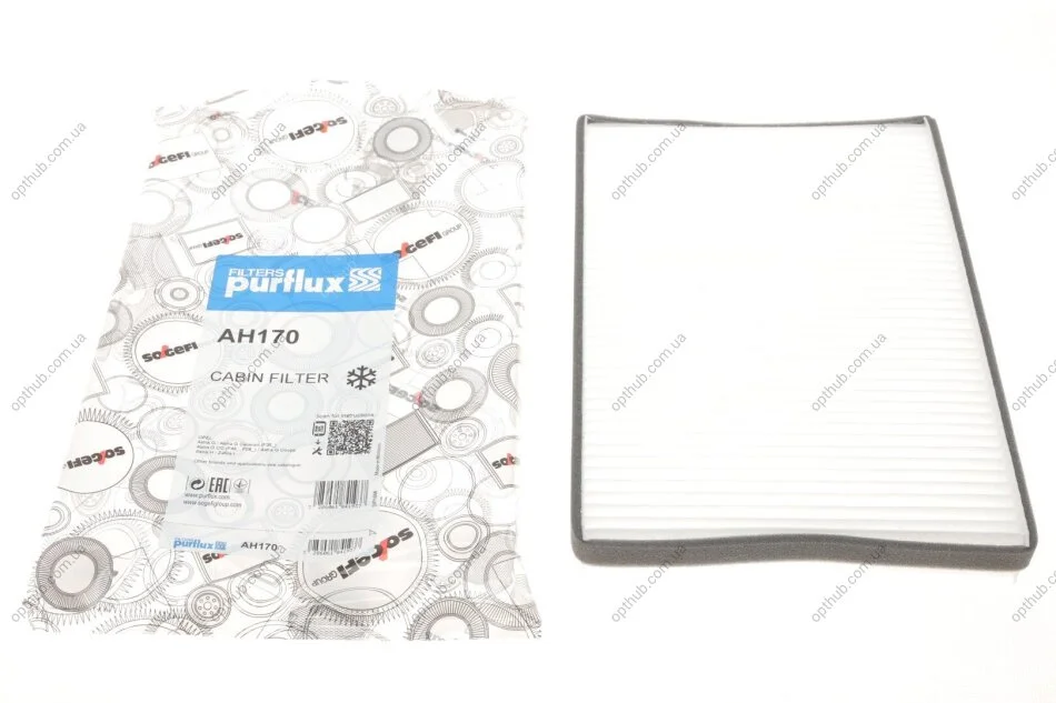 Фільтр салону Opel Astra F/G/H 96- PURFLUX UA63 Purflux AH170 (фото 1)