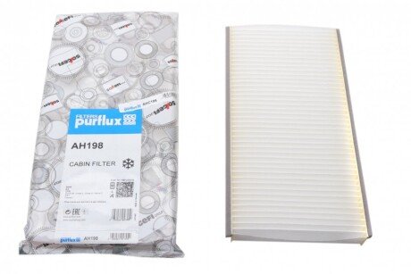 Фільтр салону Opel Combo 1.3CDT/1.7DI/CDTI 01- UA63 Purflux AH198