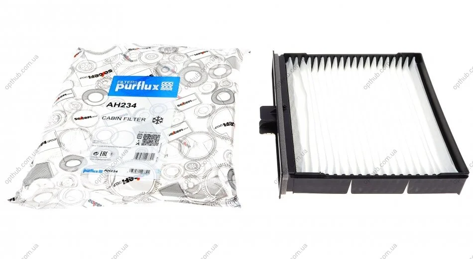 Фільтр салону Renault Scenic II PURFLUX UA63 Purflux AH234 (фото 1)