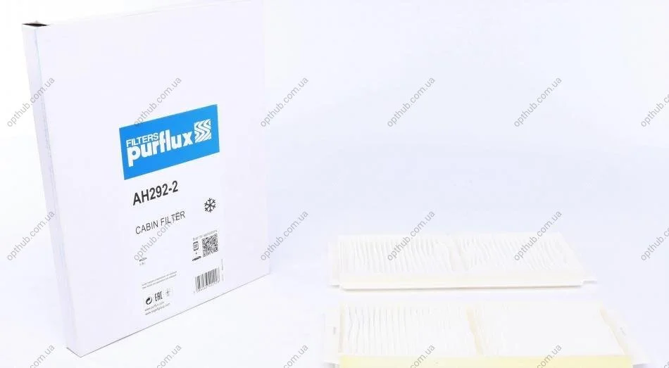 Фільтр салону Mazda 3 1.6-2.2 MZR 08-14 (к-кт 2 шт.) PURFLUX (opt-om) Purflux AH292-2 (фото 1)