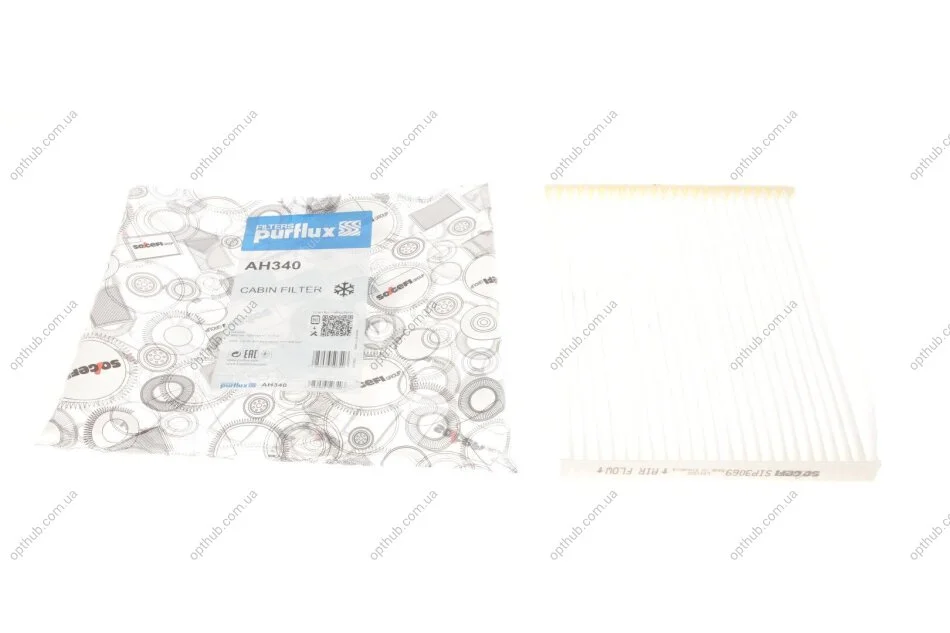 Фільтр салону Nissan Qashqai/X-Trail 07- PURFLUX UA63 Purflux AH340 (фото 1)