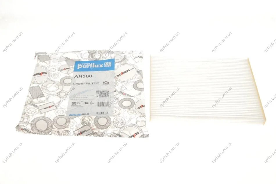 Фільтр салону Hyundai Accent III/i30 05- PURFLUX UA63 Purflux AH360 (фото 1)