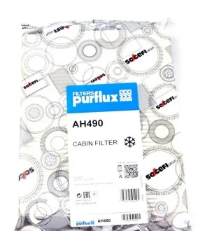 Фільтр салону Hyundai Santa Fe 2.0-2.2CRDI/2.4 09-12 PURFLUX UA63 Purflux AH490
