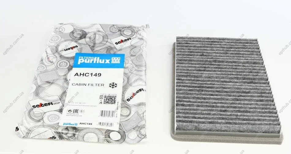 Фильтр салона Volvo C70/S90/CX70 97-02 (угольный)) PURFLUX UA63 Purflux AHC149 (фото 1)