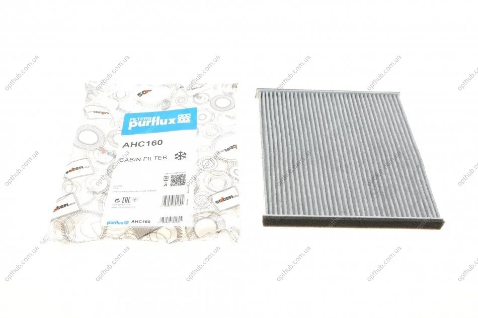 Фільтр салону Toyota Yaris 05-11 (вугільний) PURFLUX UA63 Purflux AHC160 (фото 1)