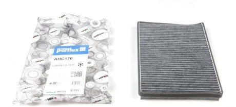 Фильтр салона Opel Astra F/G/H 96- (угольный) PURFLUX UA63 Purflux AHC170