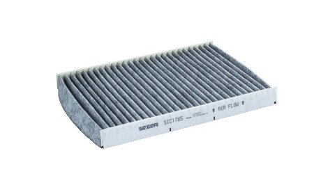 Фільтр салону VW Caddy II/Golf III/Skoda Octavia (вугільний) (довгий) UA63 Purflux AHC178