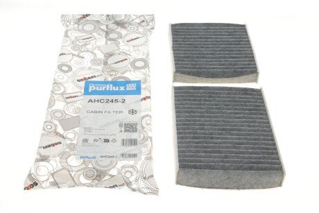 Фільтр салону Citroen C3/Peugeot 207/208 09- (вугільний) UA63 Purflux AHC245-2