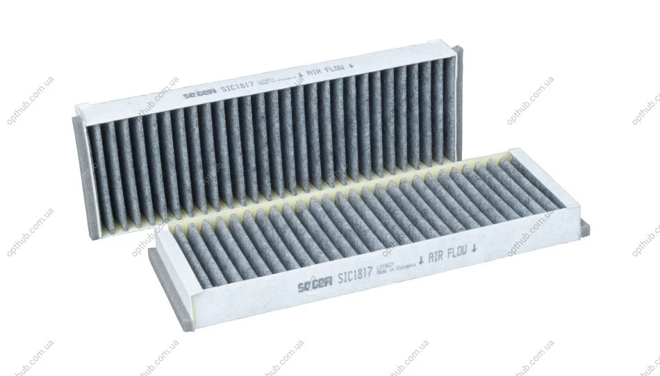Фільтр салону Audi A6 2.0/2.7TDI 04- (вугільний) (к-кт 2 шт.) PURFLUX UA63 Purflux AHC247-2 (фото 1)