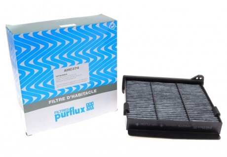 Фільтр салону Mitsubishi Grandis/Lancer/Outlander 03- (вугільний) UA63 Purflux AHC374