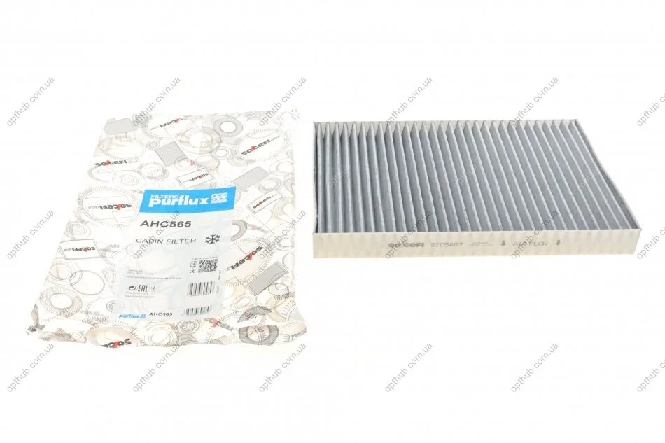Фільтр салону Chrysler 300 C 04-12 (вугільний) PURFLUX (opt-om) Purflux AHC565 (фото 1)