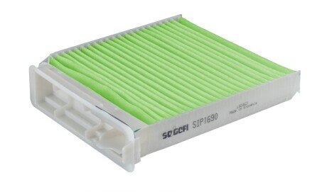 Фільтр салону Renault Clio/Dacia Logan 04- (антиалергенний, захист від вірусів) CabinHepa+ UA63 Purflux AHH207