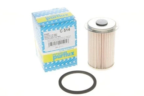 Фільтр паливний Ford Focus/Mondeo 1.8TDCI 04- PURFLUX UA63 Purflux C514