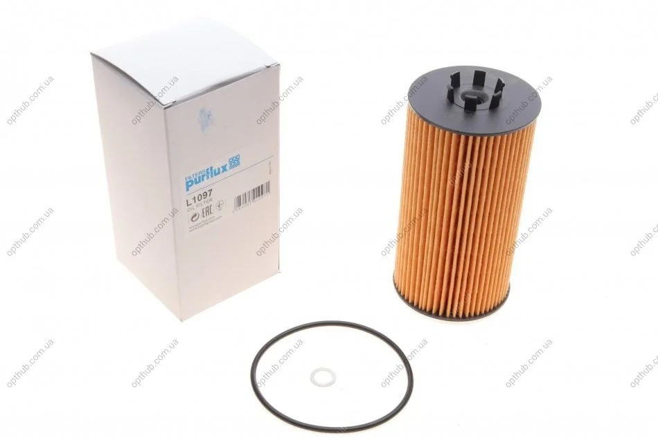 Фільтр масляний Audi A4/A6/A8 4.2i 02-16 PURFLUX UA63 Purflux L1097 (фото 1)