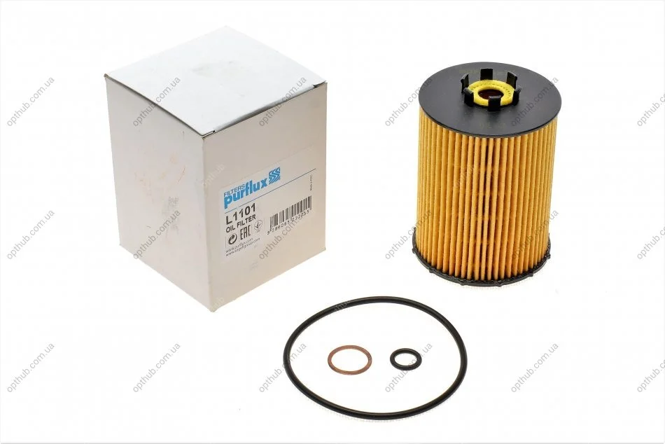 Фільтр масляний BMW 5 (E60)/ 7 (E65)/ X5 (E70) 3.0-6.0 i 03-13 PURFLUX UA63 Purflux L1101 (фото 1)