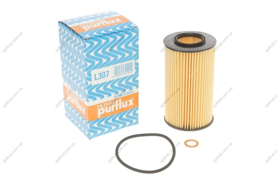 Фільтр масляний BMW 3 (E46)/ 5 (E39) 00-05 PURFLUX UA63 Purflux L307 (фото 1)