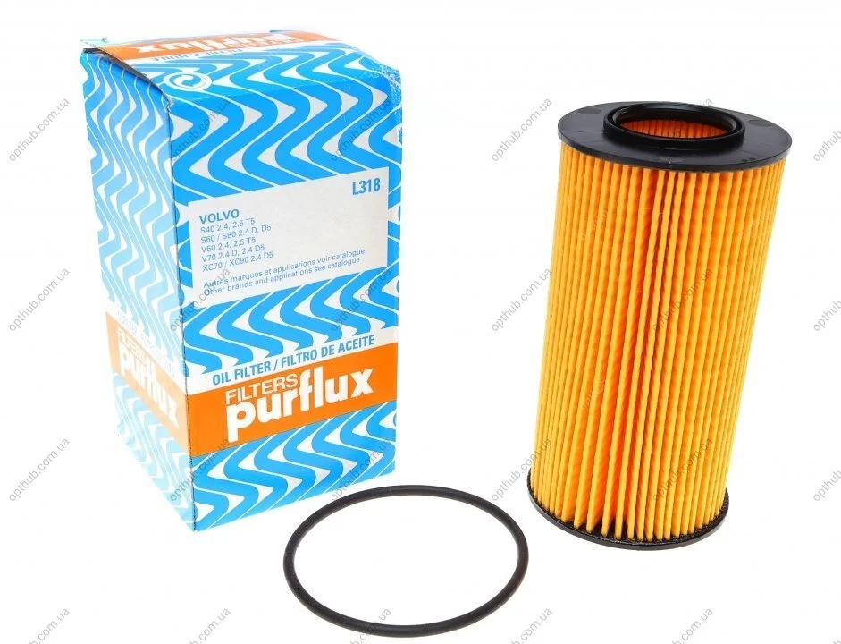 Фільтр масляний Ford Focus/Mondeo 2.5 05- PURFLUX UA63 Purflux L318 (фото 1)