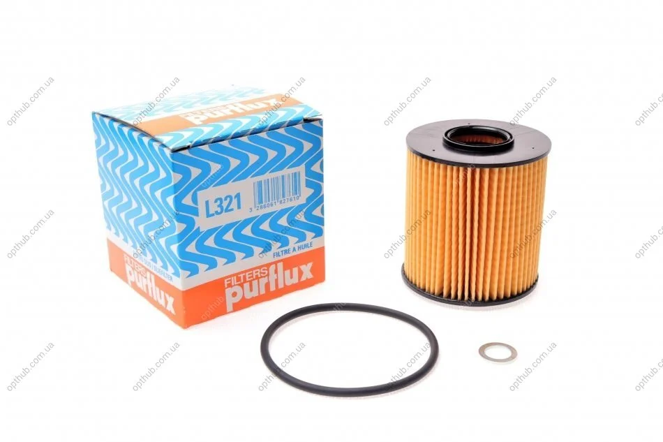 Фільтр масляний BMW 5 (E39) 530D PURFLUX UA63 Purflux L321 (фото 1)