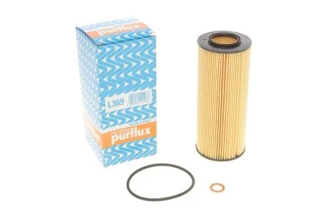 Фильтр масляный BMW 3 (E46/E90) /5 (E60/E61)/7 (E65-67) 2.5-3.5d PURFLUX UA63 Purflux L369