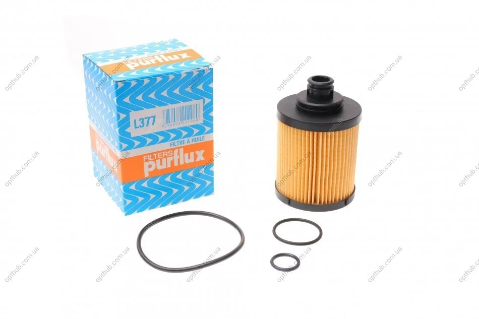 Фільтр масляний Fiat Doblo 1.3JTD (UFI) PURFLUX UA63 Purflux L377 (фото 1)