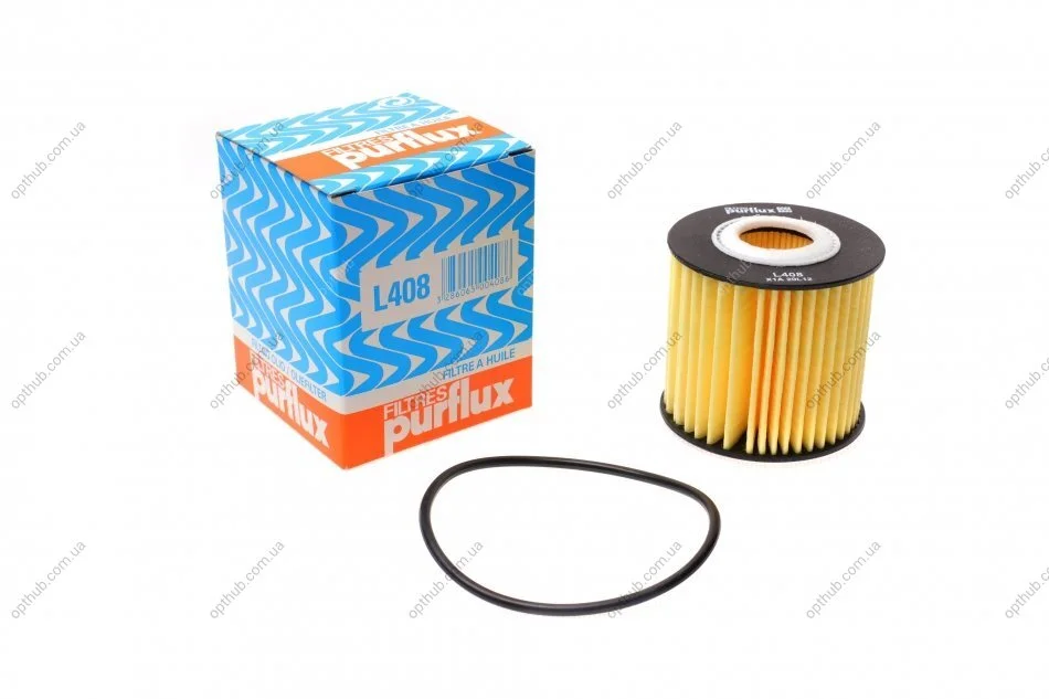Фільтр масляний Lexus RX/NX 2.0-3.5 08-/Toyota Rav 4 2.5 Hybrid 15- PURFLUX UA63 Purflux L408 (фото 1)