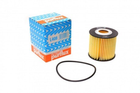 Фільтр масляний Lexus RX/NX 2.0-3.5 08-/Toyota Rav 4 2.5 Hybrid 15- UA63 Purflux L408
