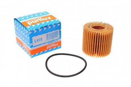 Фільтр масляний Toyota Rav4/Avensis/Land Cruiser 1.6i-2.8D 08- (opt-om) Purflux L419