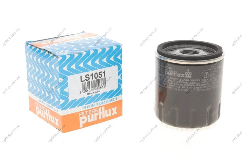 Фільтр масляний Citroen Jumper/Peugeot Boxer 2.2HDI/ Ford Transit 13- PURFLUX UA63 Purflux LS1051 (фото 1)
