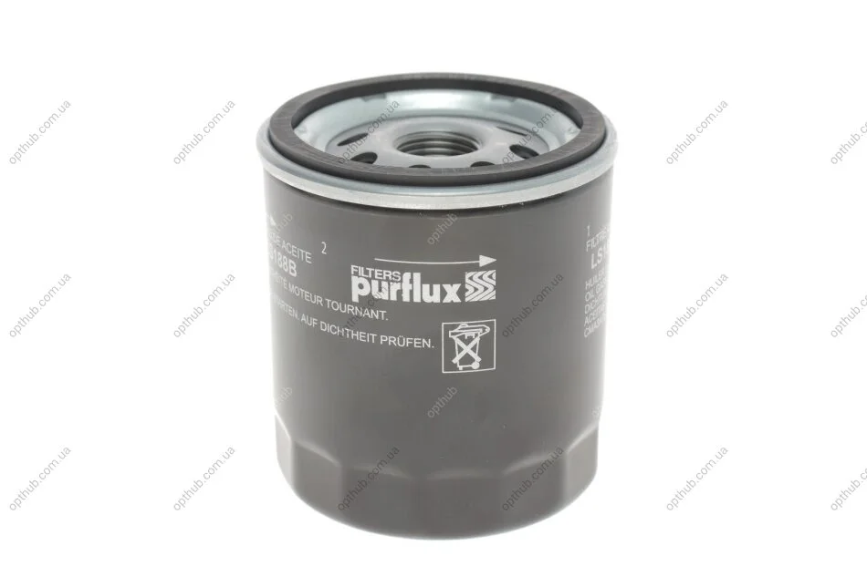 Фільтр масляний Fiat Fiorino 80-/ Jeep Cherokee 2.4 01-08 (h=85mm) PURFLUX UA63 Purflux LS188B (фото 1)