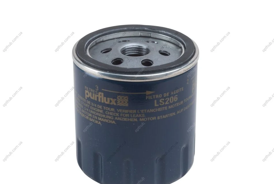 Фильтр масляный Opel 85-(benzin) (h=85mm) PURFLUX UA63 Purflux LS206 (фото 1)