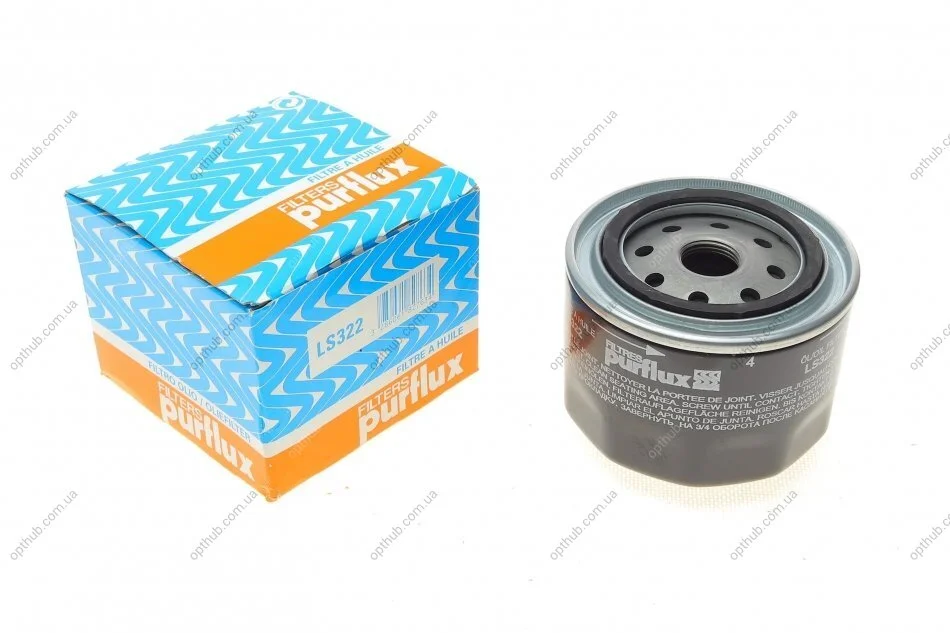 Фільтр масляний Honda Civic/Accord 2.0 TDi 96-02 PURFLUX UA63 Purflux LS322 (фото 1)