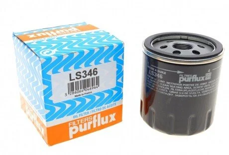 Фильтр масляный Citroen Berlingo/Peugeot Partner/Fiat Scudo 1.8/1.9D/1.4i/1.8i 96-99 PURFLUX UA63 Purflux LS346