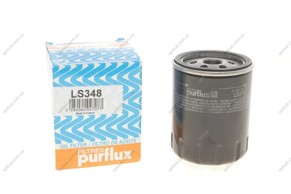 Фільтр масляний Jeep Cherokee (XJ) 2.5-2.8/LDV PURFLUX UA63 Purflux LS348 (фото 1)