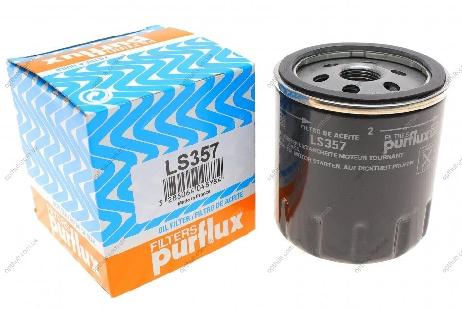 Фильтр масляный Mazda 3/6/CX-3/CX-5/CX7/MX-5 02- PURFLUX UA63 Purflux LS357 (фото 1)