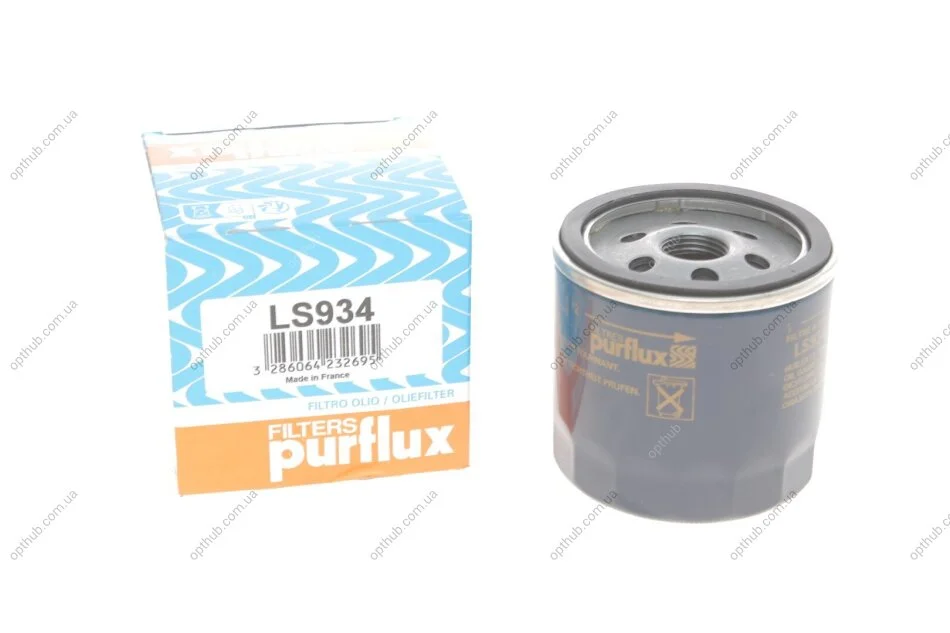 Фільтр масляний Ford Fiesta 1.4i PURFLUX UA63 Purflux LS934 (фото 1)