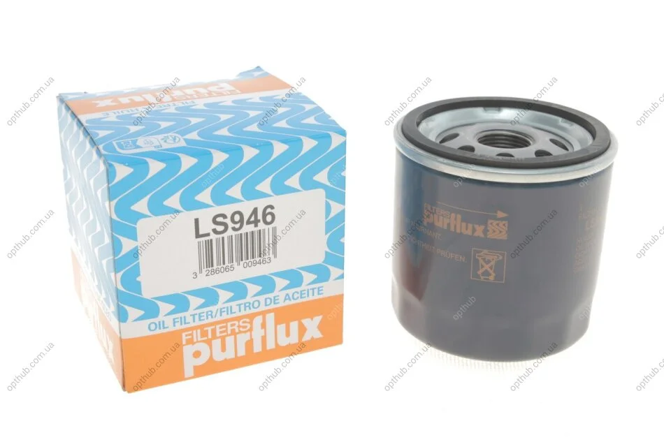 Фільтр масляний Renault Kangoo 1.5dCi 10- PURFLUX UA63 Purflux LS946 (фото 1)
