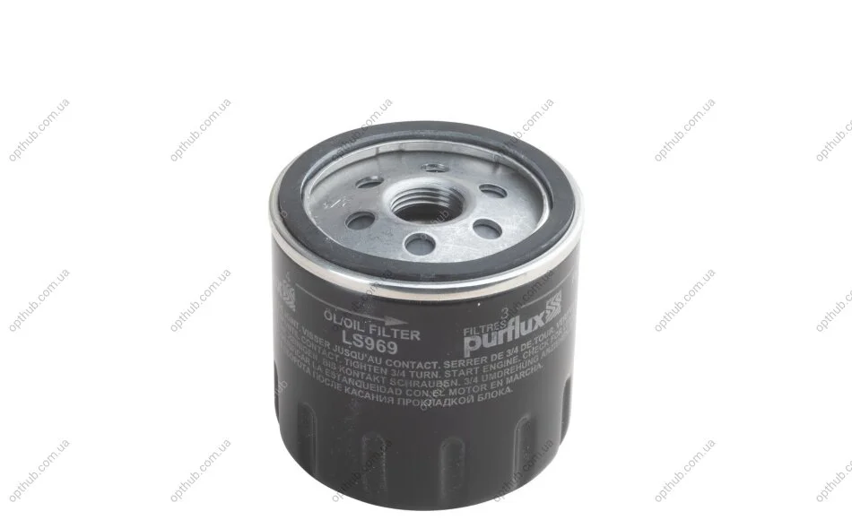 Фильтр масляный VW Caddy II 1.4/1.6i / Golf IV/V/Seat (h=78mm) PURFLUX UA63 Purflux LS969 (фото 1)
