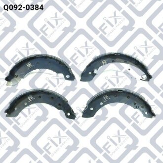 Комплект барабанних гальмівних колодок (203x38 мм))) Q-fix Q0920384